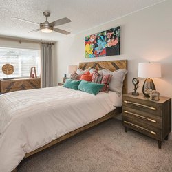 Second carpeted bedroom at North 49 Apartments, located in Colorado Springs, CO