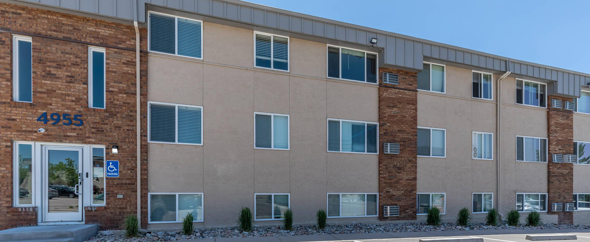 On site parking at North 49 Apartments, located in Colorado Springs, CO